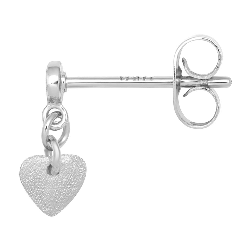 LULU Copenhagen Love U Dangling boucle d'oreille 1 pièce Ear stud, 1 pcs Silver Plated
