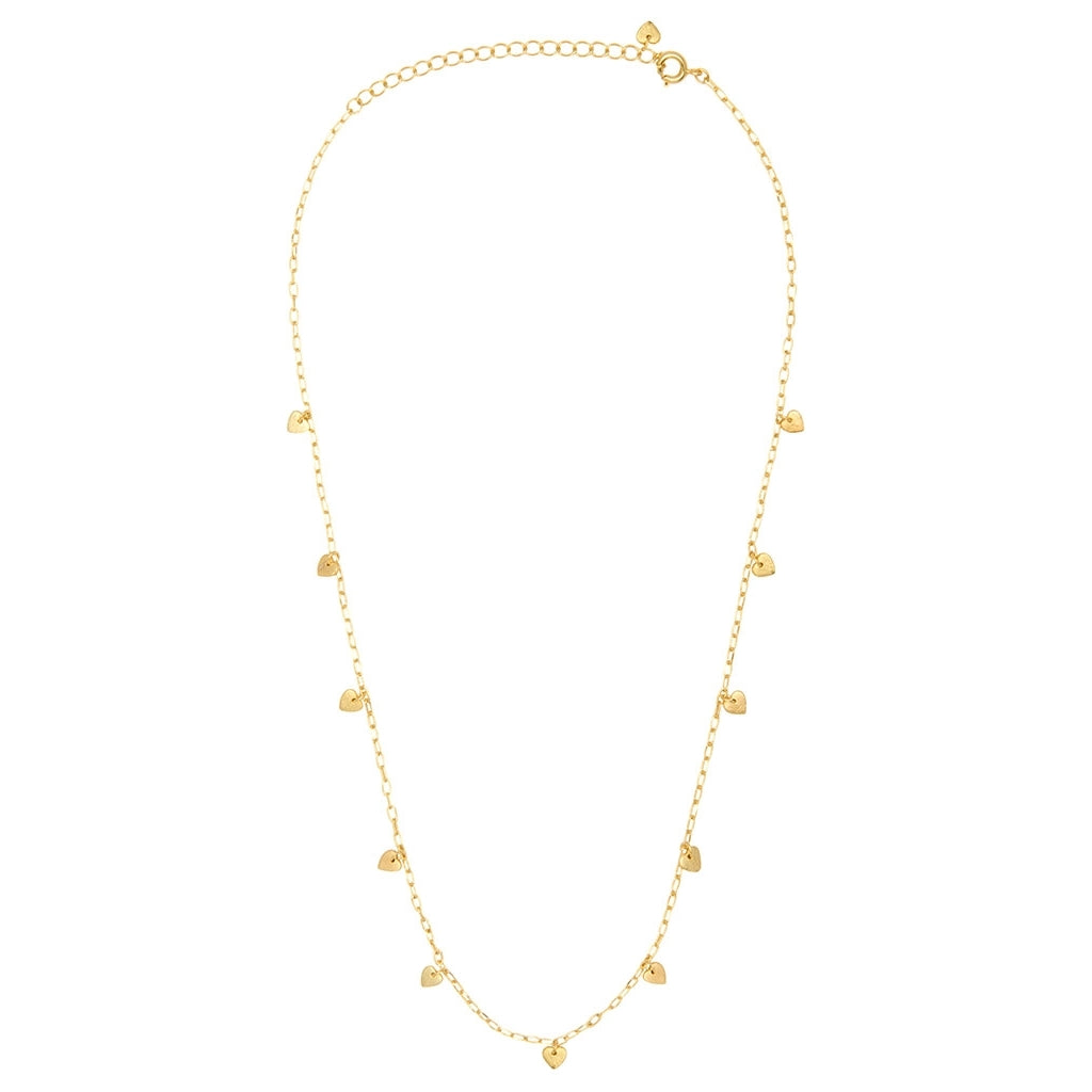 LULU Copenhagen Love U Collier plaqué or Necklaces Gold Plated