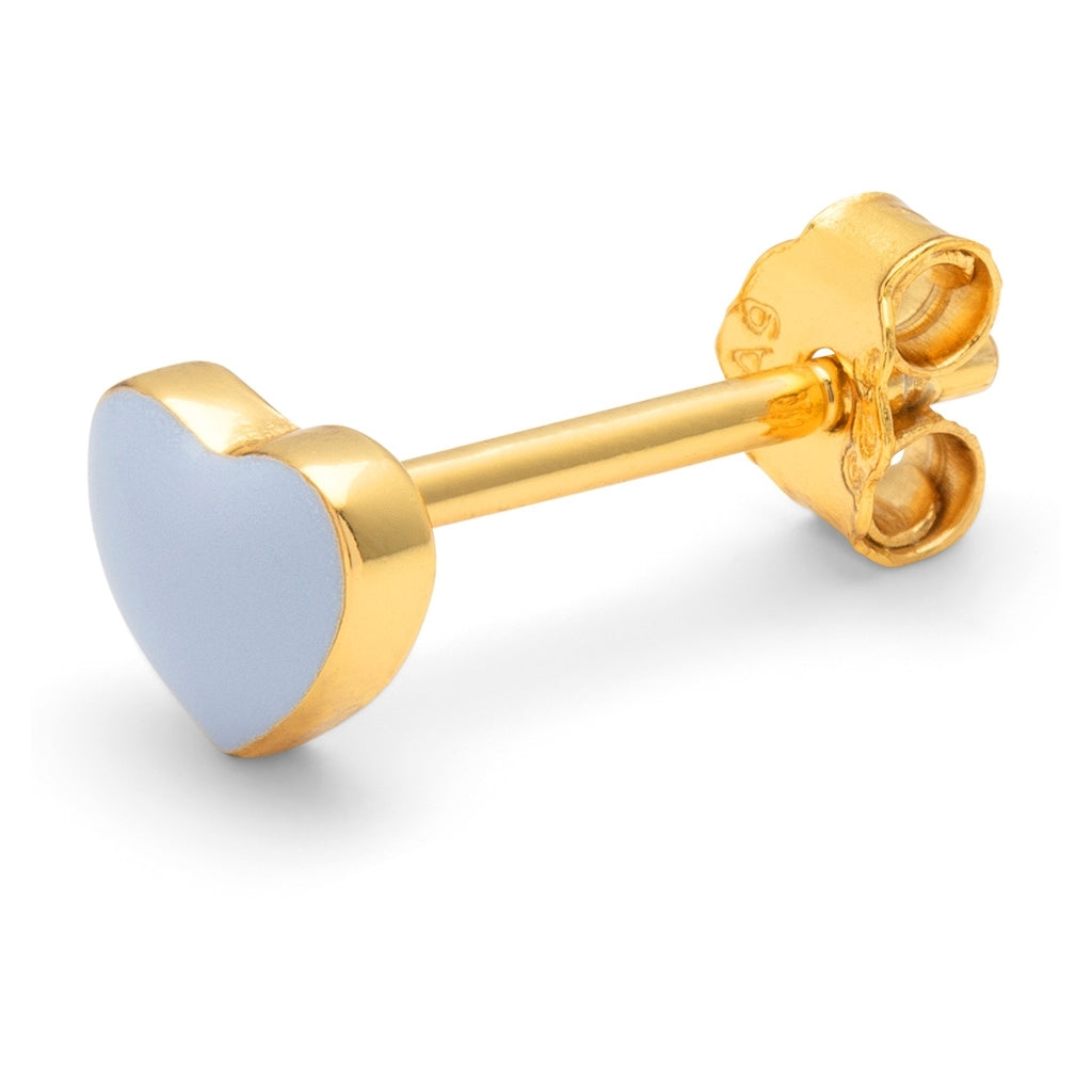 LULU Copenhagen Love U boucle d'oreille 1 pièce Ear stud, 1 pcs Skyride Blue