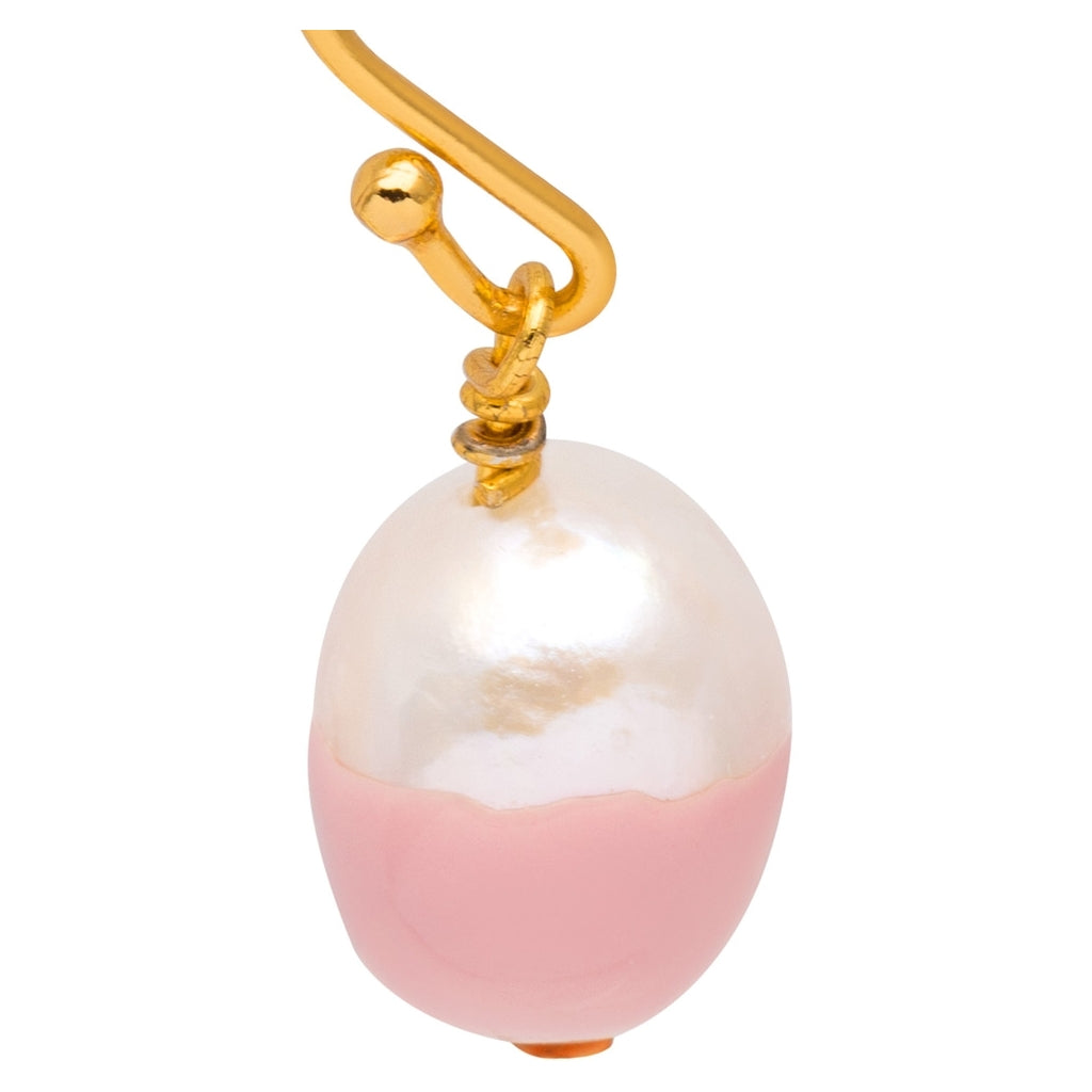 LULU Copenhagen LULU Baroque boucle d'oreille 1 pièce Ear stud, 1 pcs Light pink