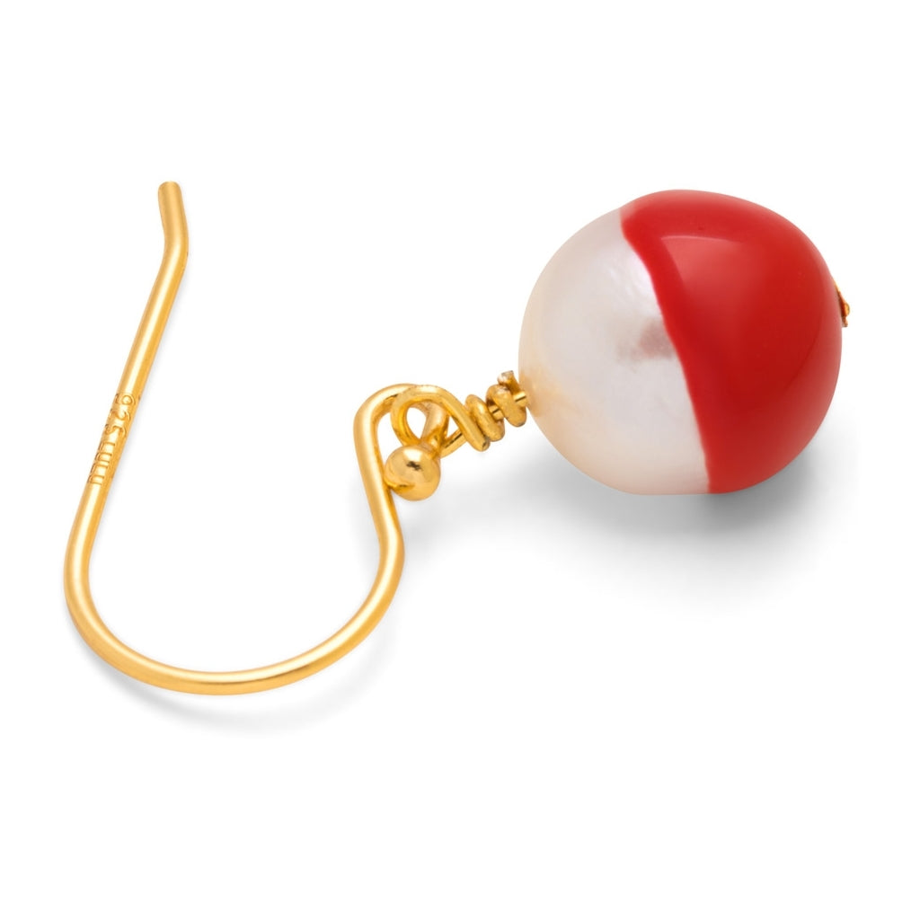 LULU Copenhagen LULU Baroque boucle d'oreille 1 pièce Ear stud, 1 pcs Passion Red