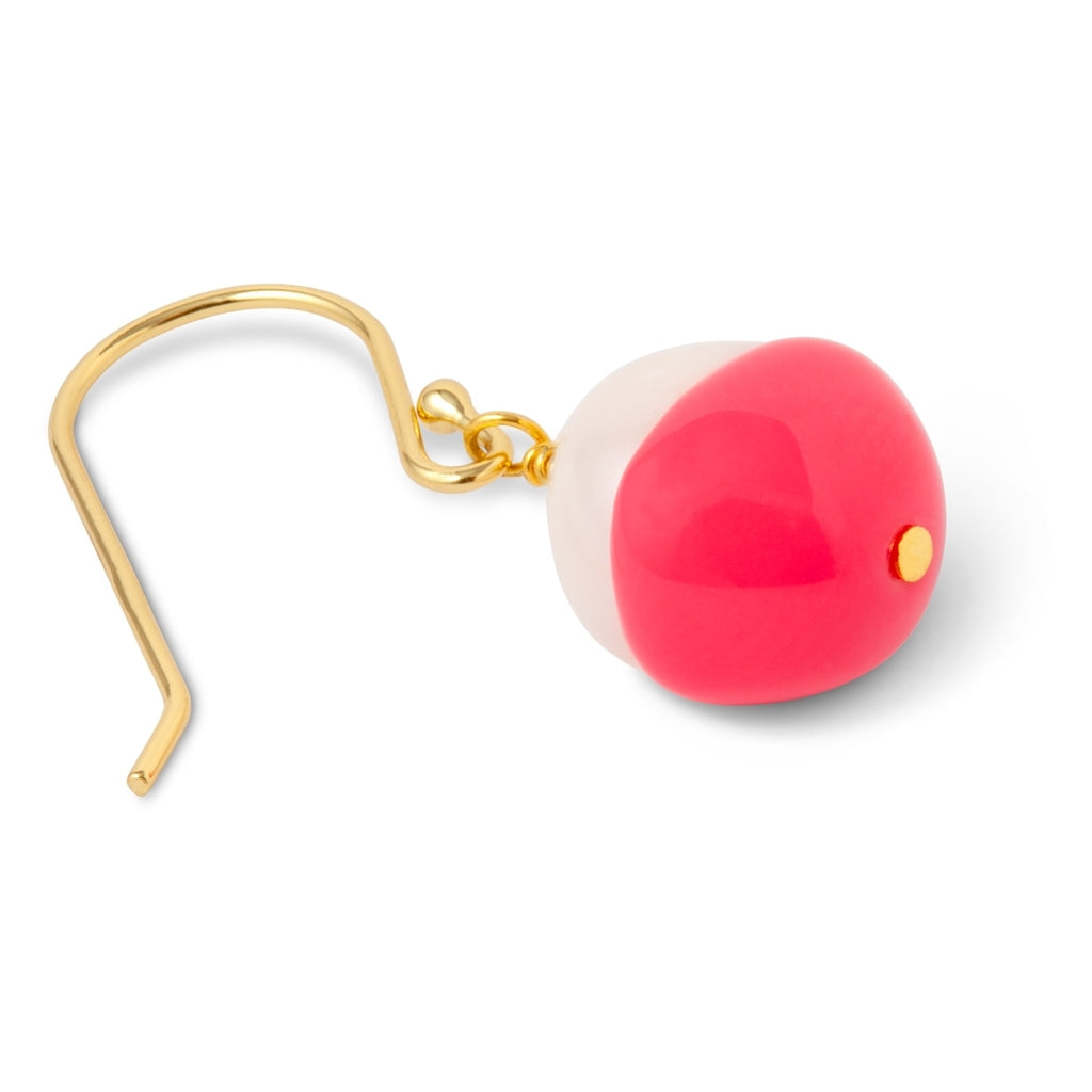 LULU Copenhagen LULU Baroque boucle d'oreille 1 pièce Ear stud, 1 pcs Coral Pink