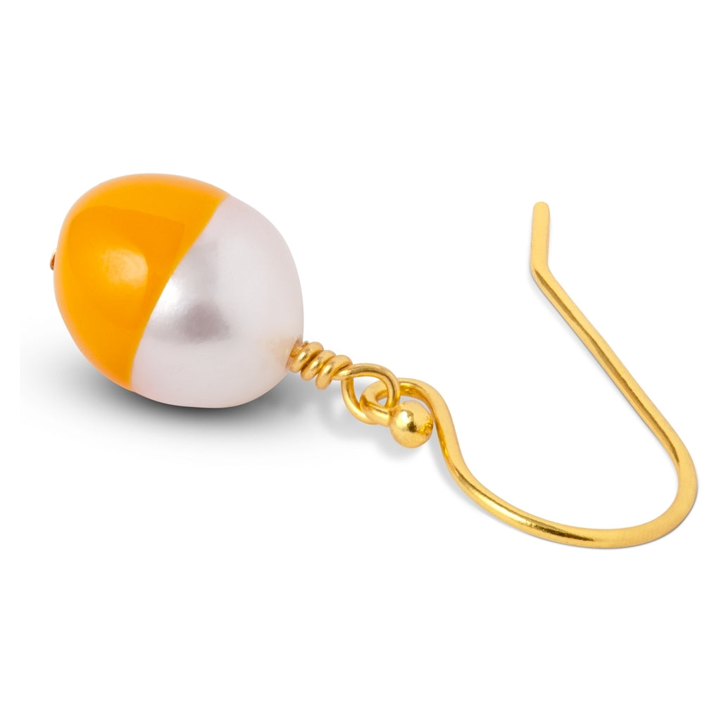 LULU Copenhagen LULU Baroque boucle d'oreille 1 pièce Ear stud, 1 pcs Marigold