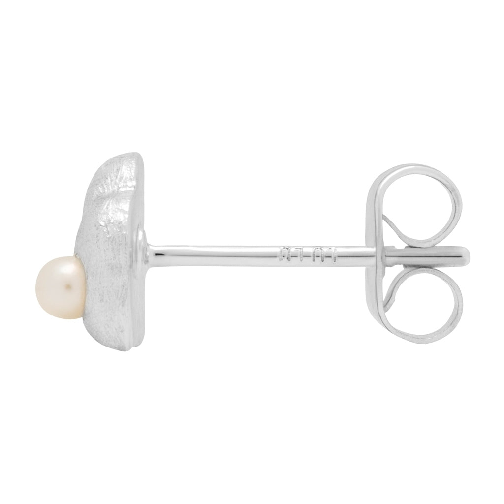 LULU Copenhagen Magic Stone Heart boucle d'oreille 1 pièce Ear stud, 1 pcs Silver Plated