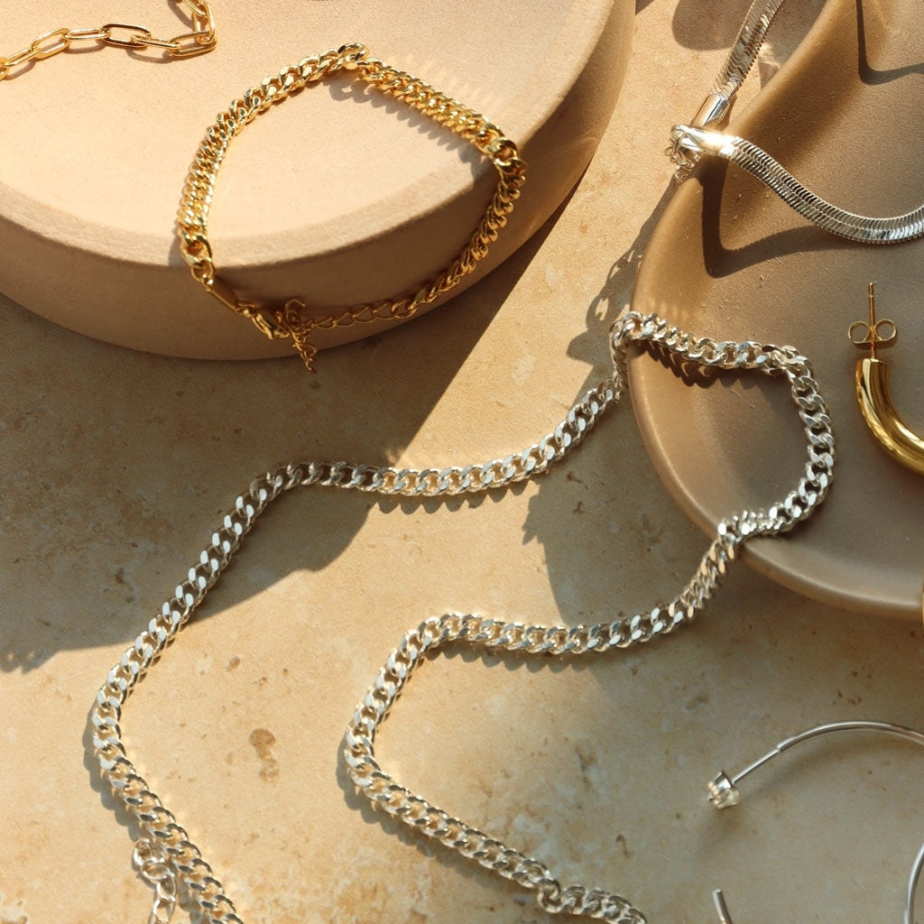 LULU Copenhagen Panzer Bracelet plaqué or Bracelets Gold Plated