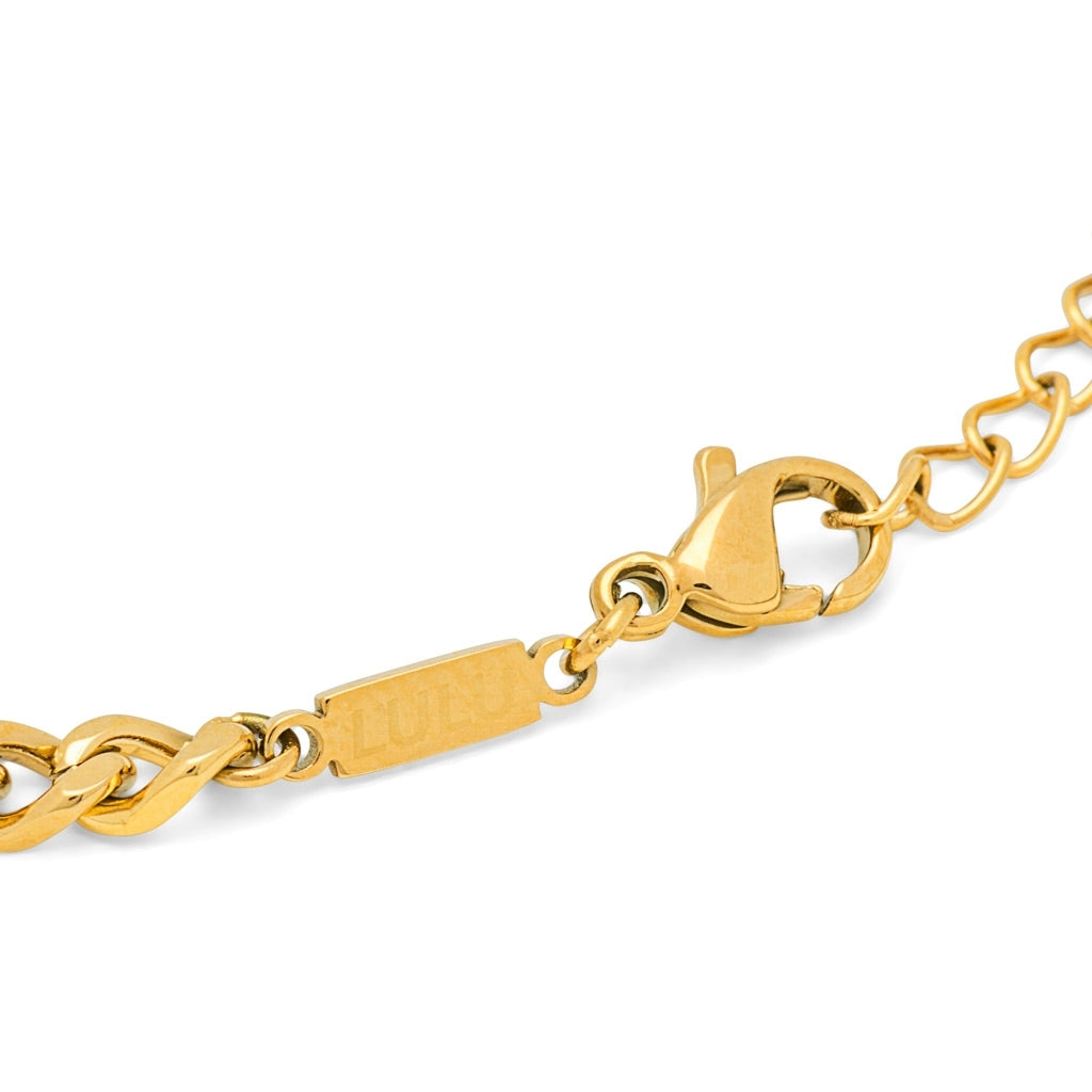 LULU Copenhagen Panzer Bracelet plaqué or Bracelets Gold Plated
