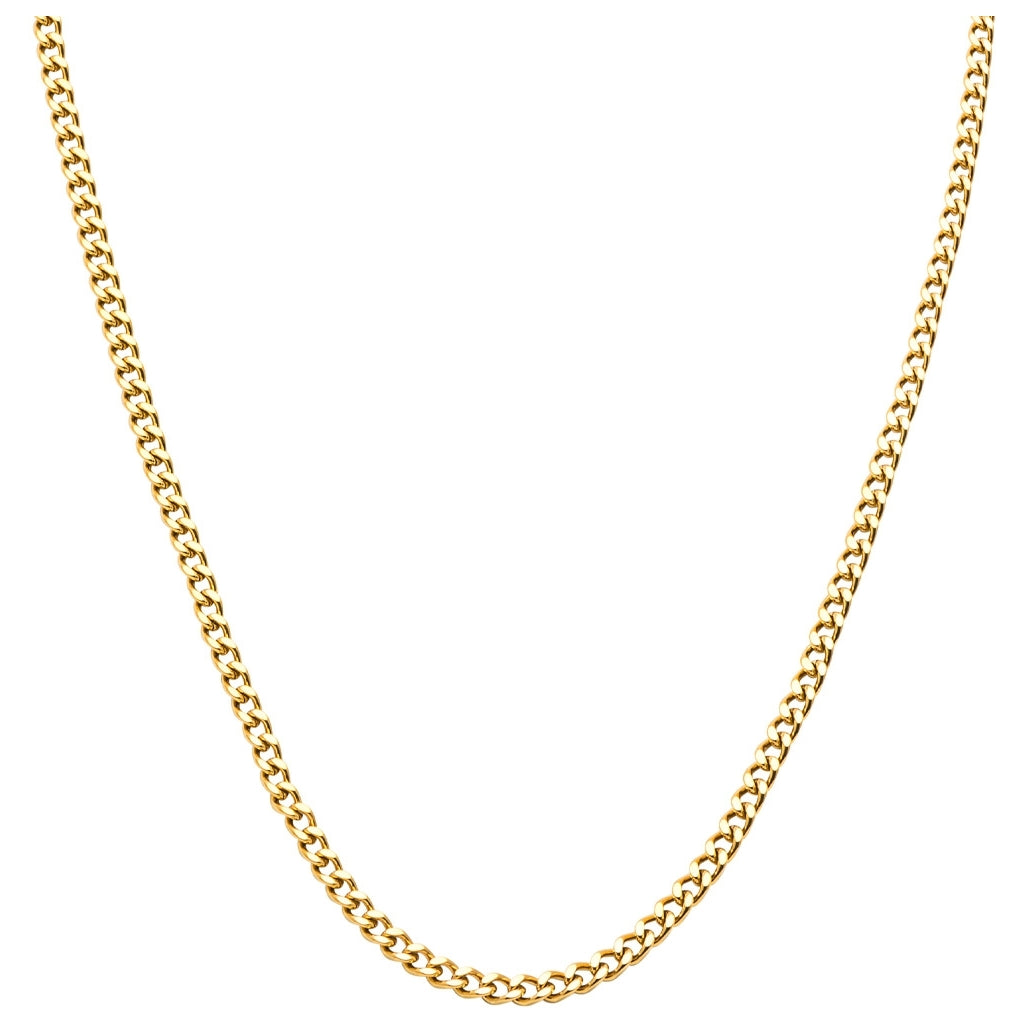 LULU Copenhagen Panzer Collier plaqué or Necklaces Gold Plated
