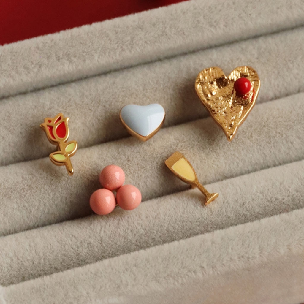 LULU Copenhagen Pop boucle d'oreille 1 pièce Ear stud, 1 pcs Gold Plated