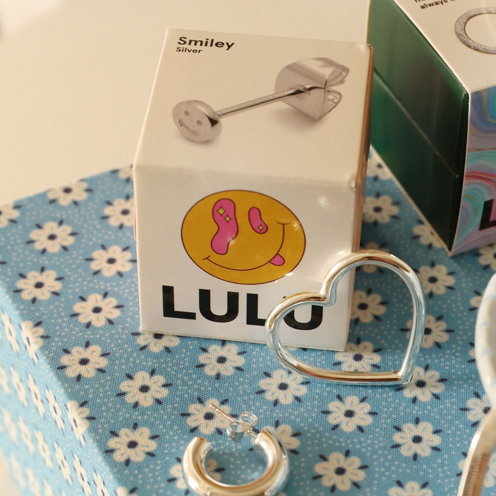 LULU Copenhagen Smile boucle d'oreille 1 pièce Ear stud, 1 pcs Silver Plated