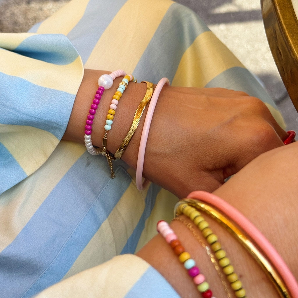 LULU Copenhagen Snake Bracelet plaqué or Bracelets Gold Plated