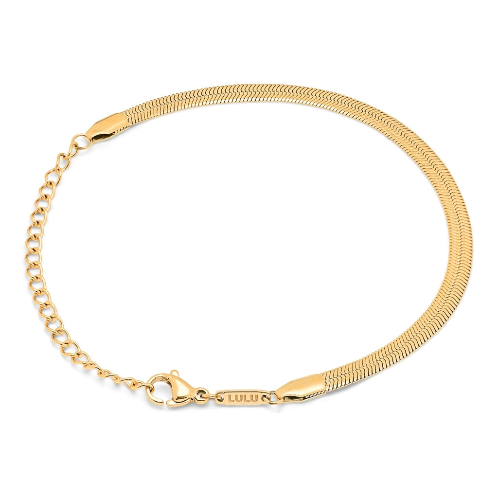 LULU Copenhagen Snake Bracelet plaqué or Bracelets Gold Plated
