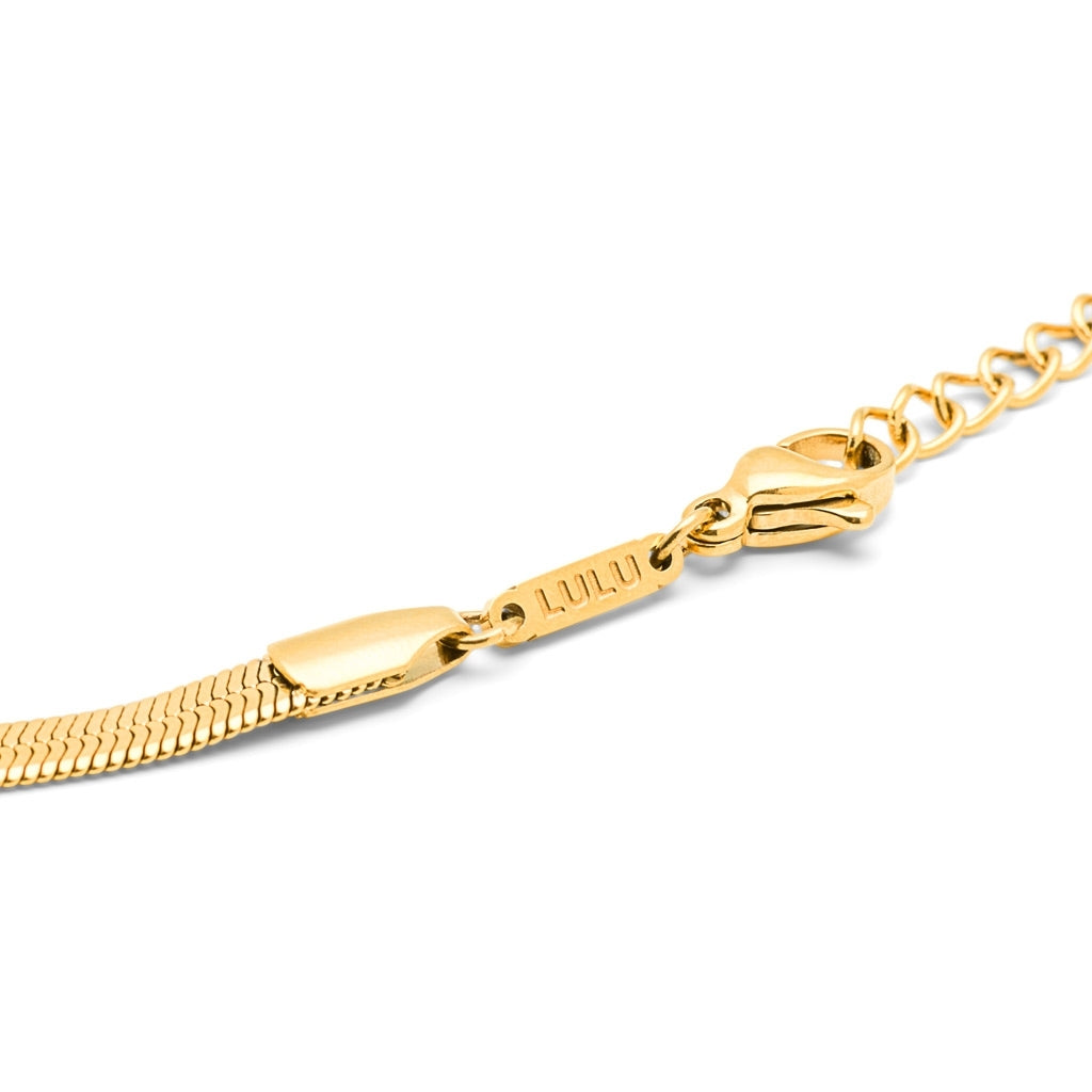 LULU Copenhagen Snake Collier plaqué or Necklaces Gold Plated