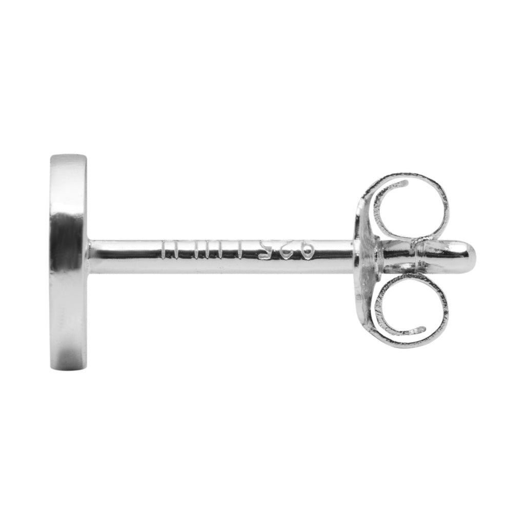 LULU Copenhagen Spinning Wheel boucle d'oreille 1 pièce Ear stud, 1 pcs Silver