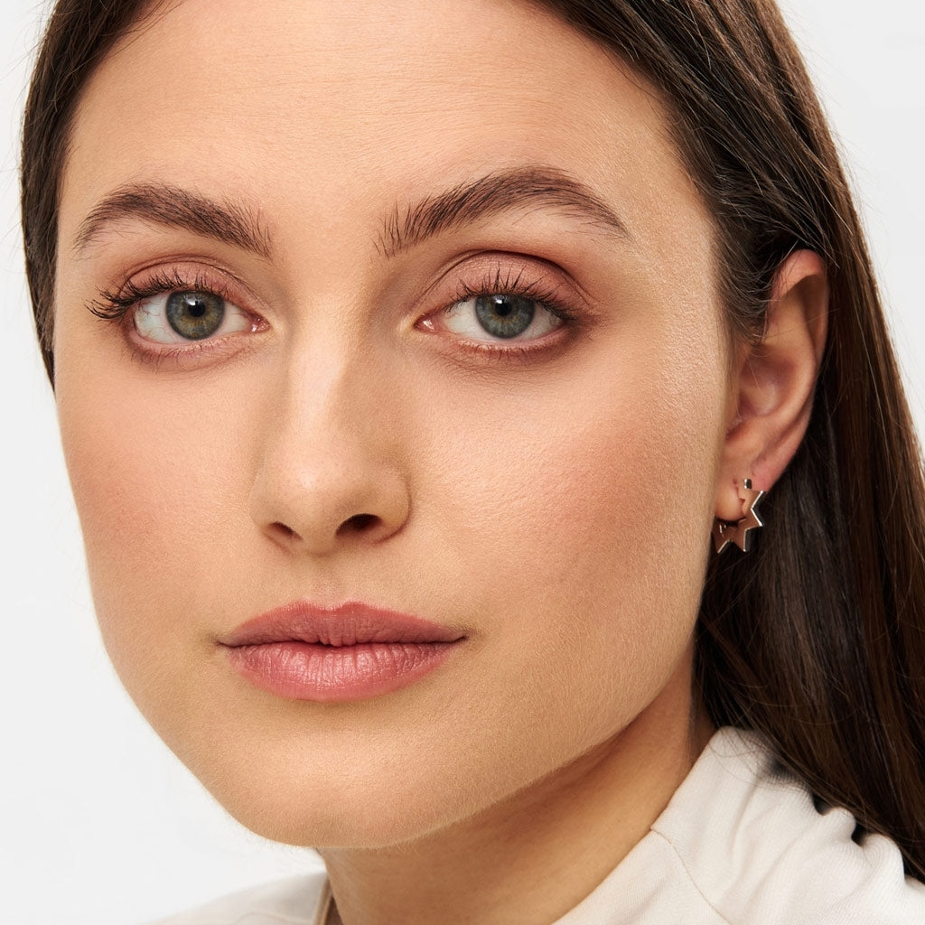 LULU Copenhagen Star Hoops paire Hoops Silver Plated