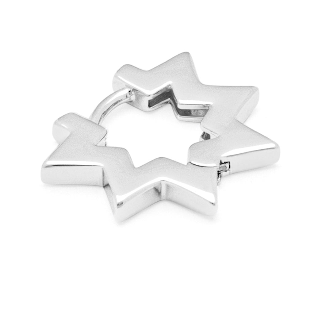LULU Copenhagen Star Hoops paire Hoops Silver Plated