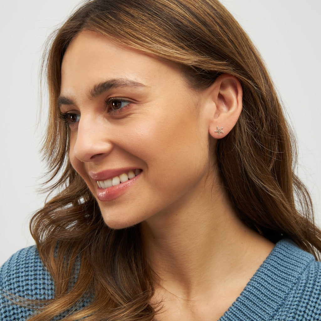 LULU Copenhagen Starfish boucle d'oreille 1 pièce Ear stud, 1 pcs Silver