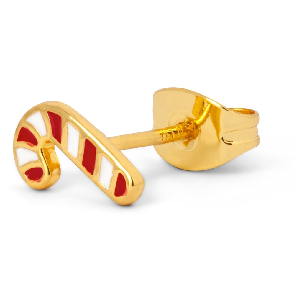 LULU Copenhagen Sugar Cane earring 1 pcs Ear stud, 1 pcs Gold Plated