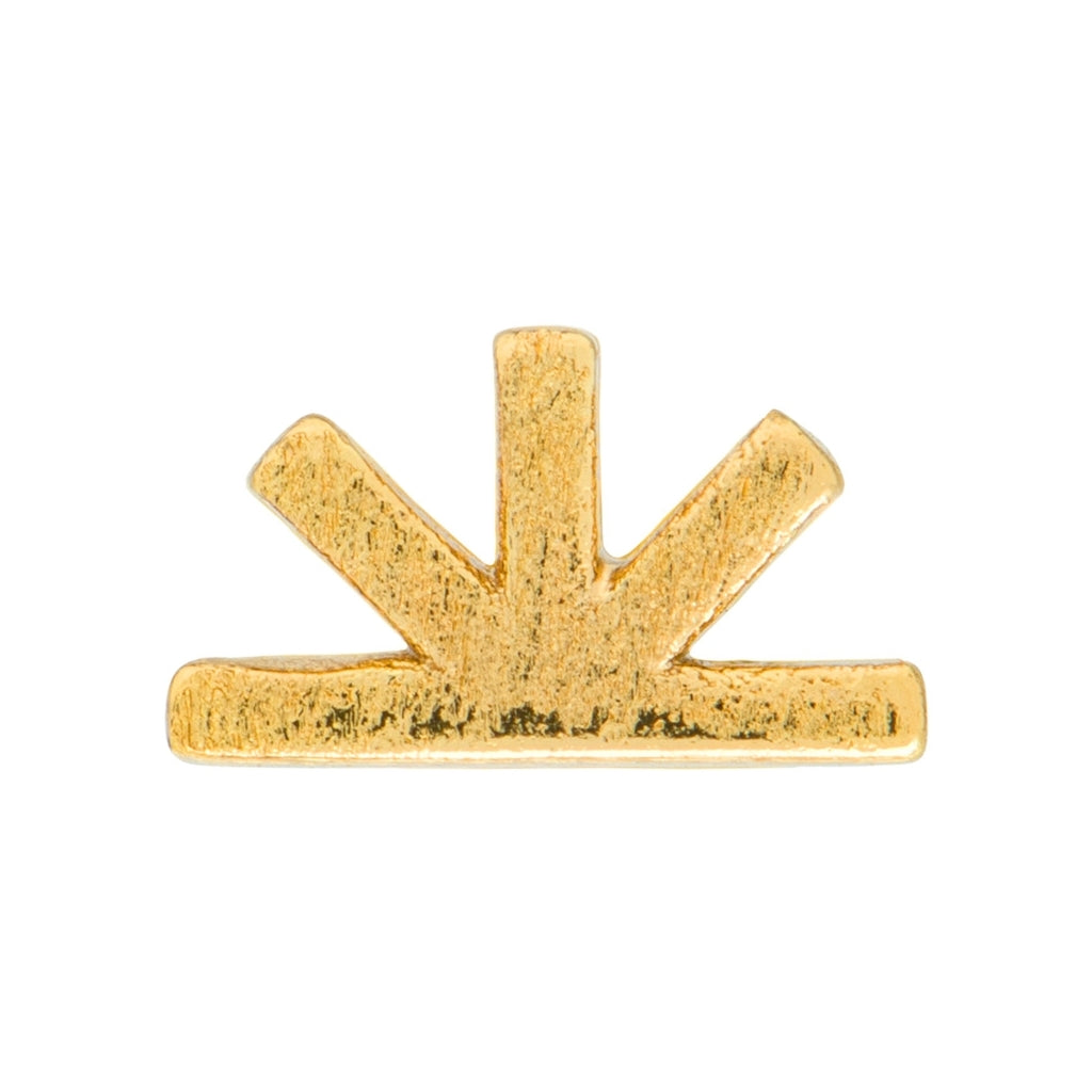 LULU Copenhagen Sunrise boucle d'oreille 1 pièce Ear stud, 1 pcs Gold Plated