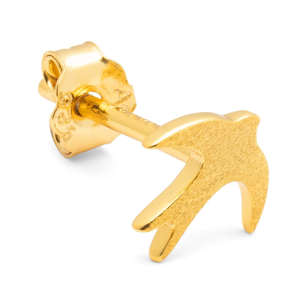 LULU Copenhagen Swallow d'oreille 1 pièce Ear stud, 1 pcs Gold Plated