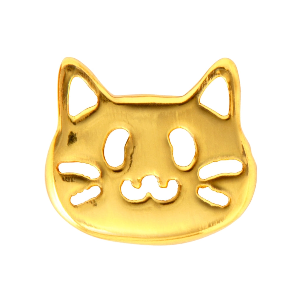 LULU Copenhagen The Cat boucle d'oreille 1 pièce Ear stud, 1 pcs Gold Plated