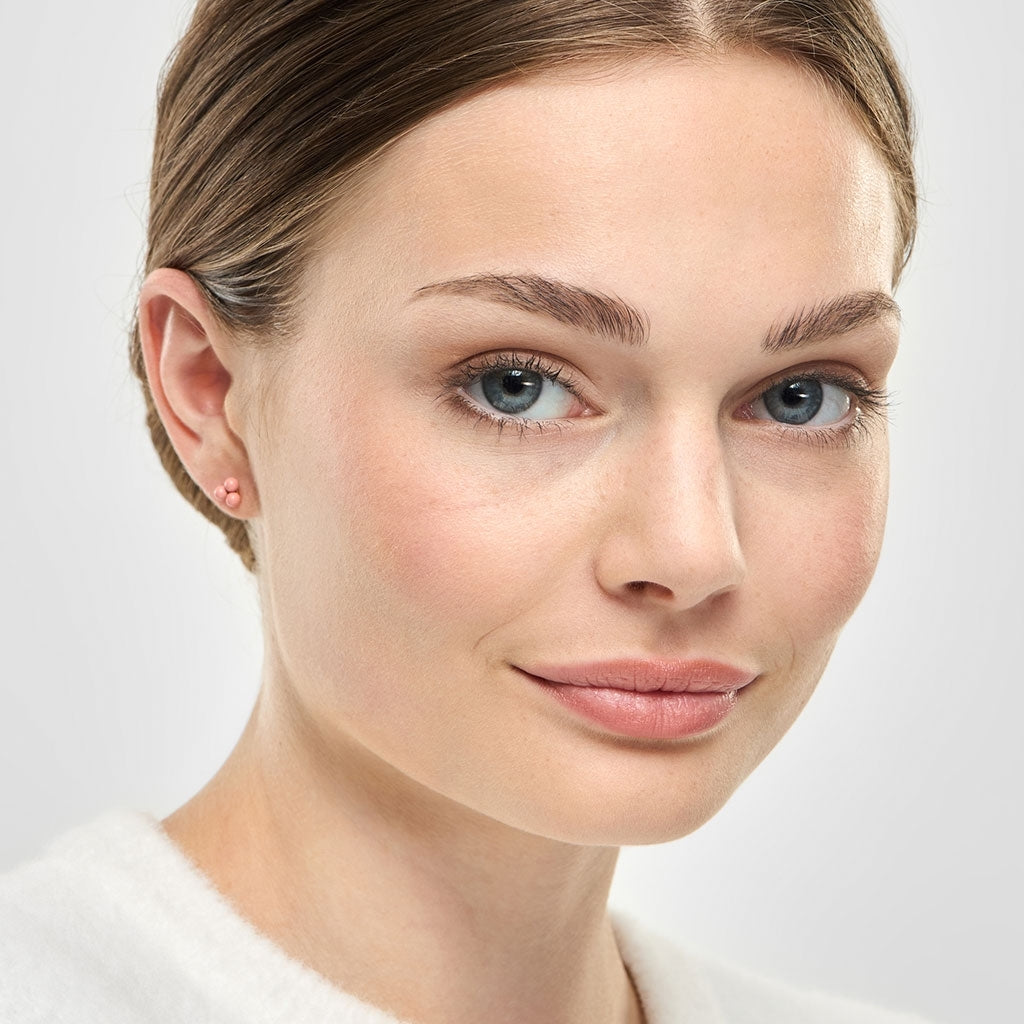 LULU Copenhagen Trio boucle d'oreille 1 pièce Ear stud, 1 pcs Burnt Coral