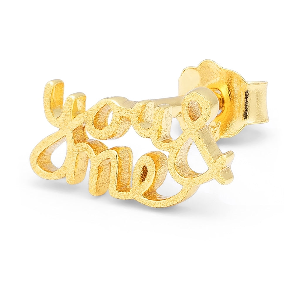 LULU Copenhagen You&Me 1 pièce Ear stud, 1 pcs Gold Plated