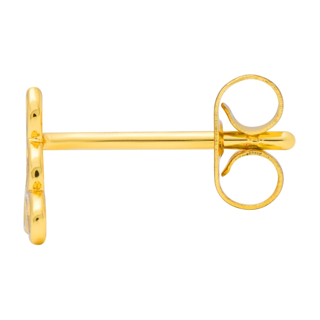 LULU Copenhagen Zen boucle d'oreille 1 pièce Ear stud, 1 pcs Gold Plated