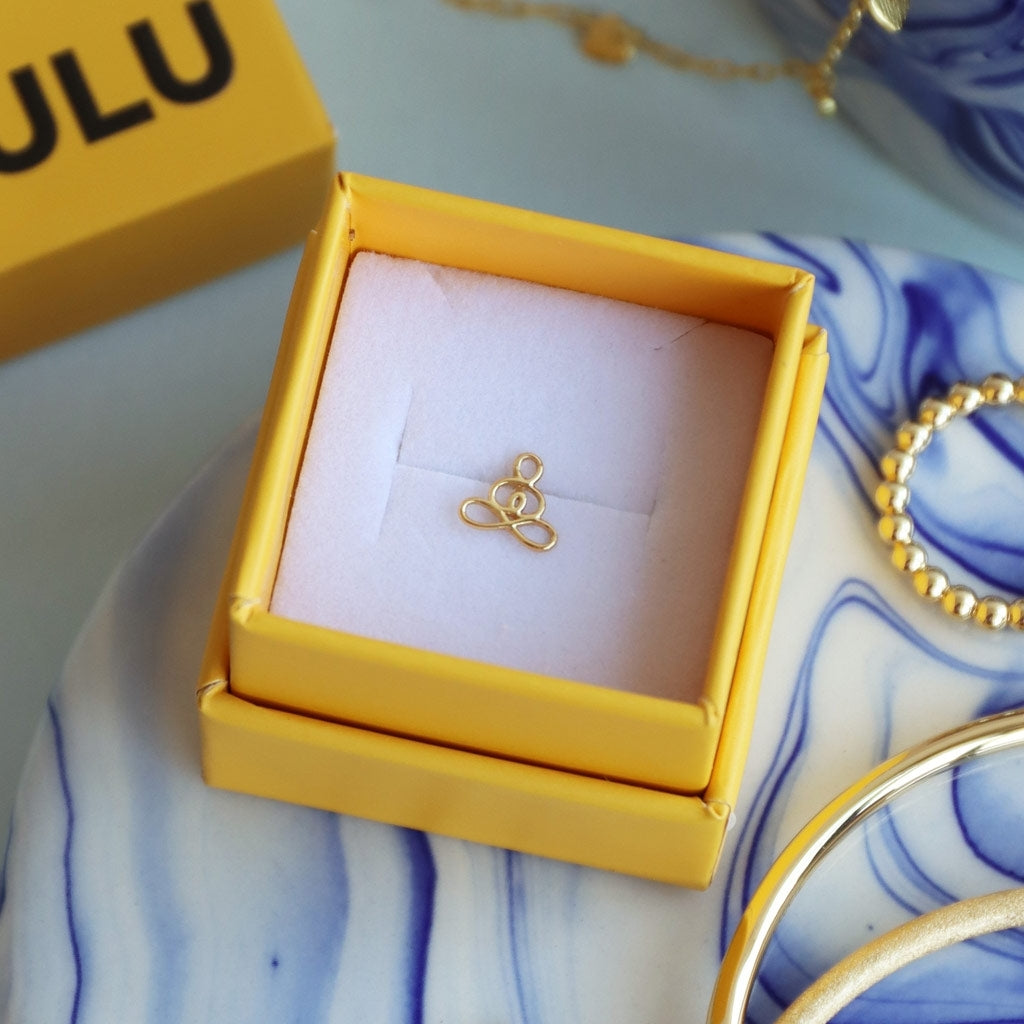 LULU Copenhagen Zen boucle d'oreille 1 pièce Ear stud, 1 pcs Gold Plated