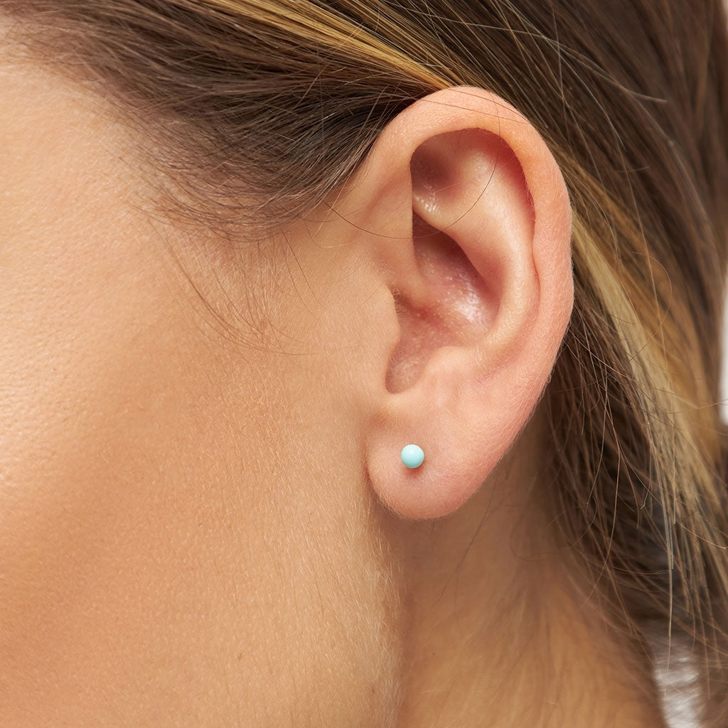 LULU Copenhagen Color Ball boucle d'oreille 1 pièce Ear stud, 1 pcs Mint
