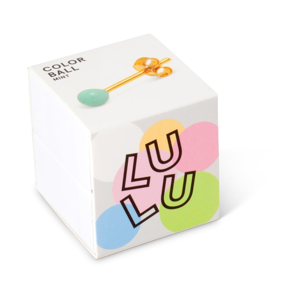 LULU Copenhagen Color Ball boucle d'oreille 1 pièce Ear stud, 1 pcs Mint