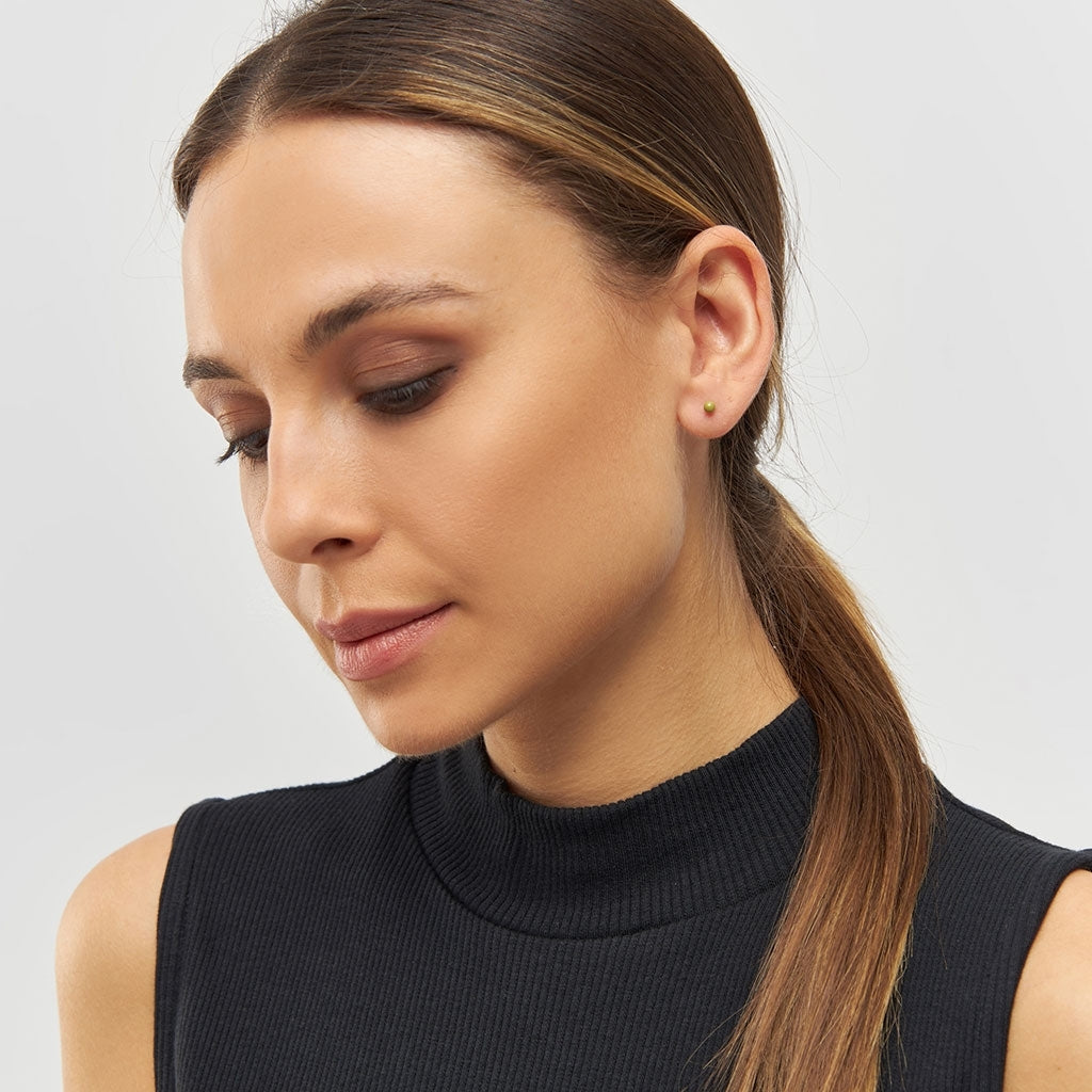 LULU Copenhagen Color Ball boucle d'oreille 1 pièce Ear stud, 1 pcs Willow Green