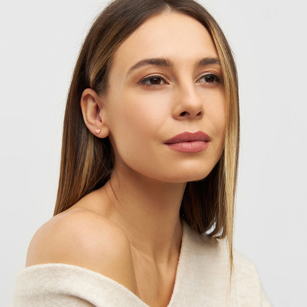 LULU Copenhagen Love U boucle d'oreille 1 pièce Ear stud, 1 pcs Burnt Coral