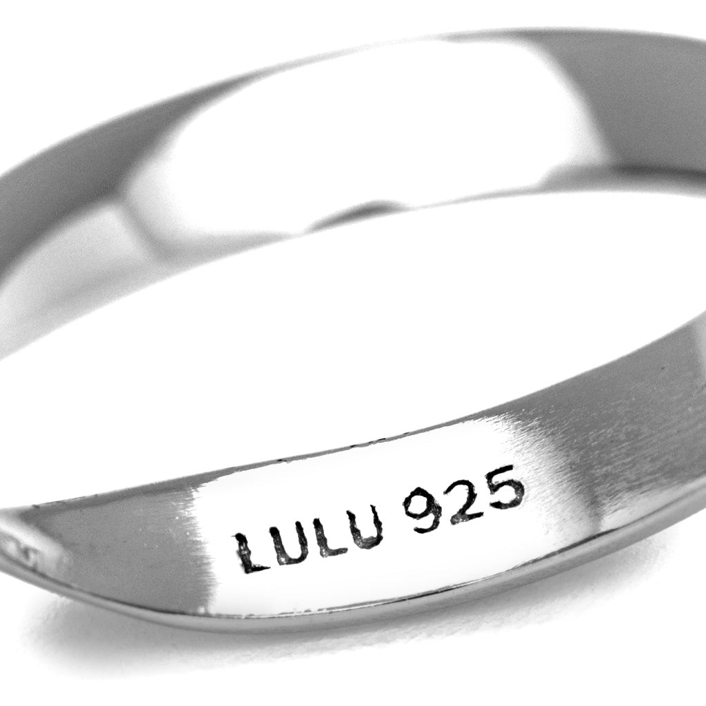 LULU Copenhagen 180 Bague brillant Rings Silver