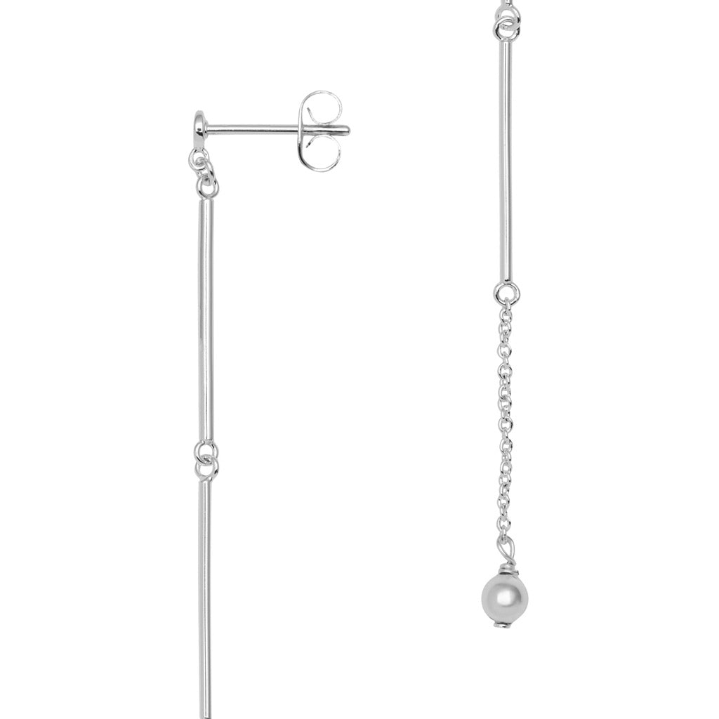 LULU Copenhagen 3 Long Pins boucle d'oreille 1 pièce Ear stud, 1 pcs Silver Plated