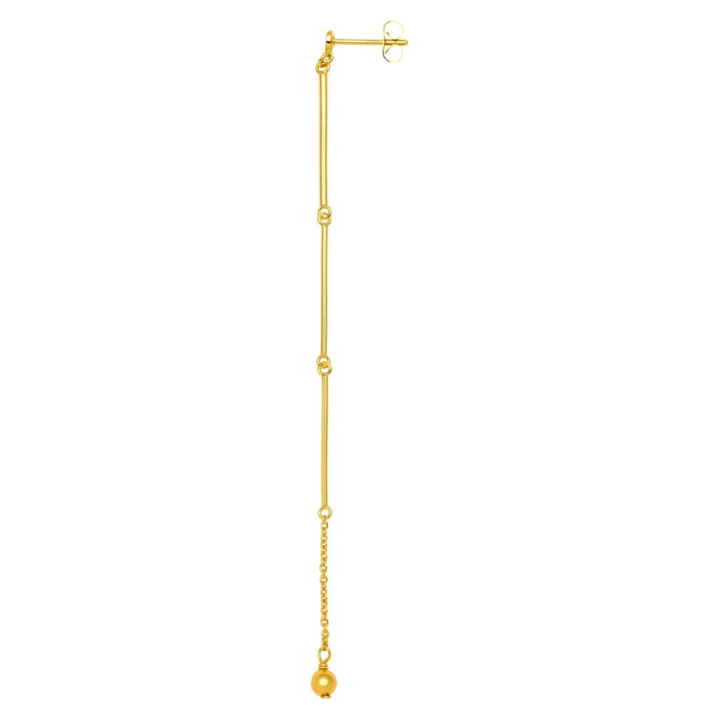 LULU Copenhagen 3 Long Pins boucle d'oreille 1 pièce Ear stud, 1 pcs Gold Plated