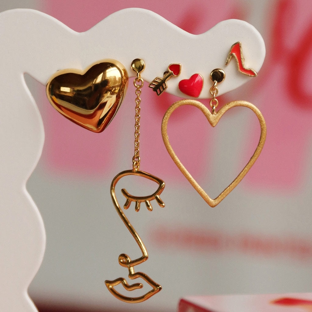 LULU Copenhagen Amor boucle d'oreille 1 pièce Ear stud, 1 pcs Gold Plated