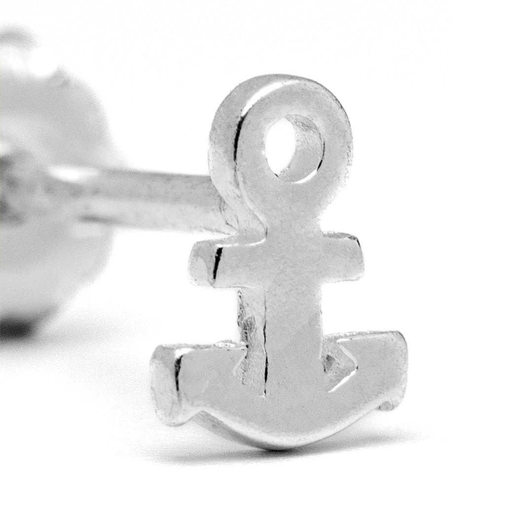 LULU Copenhagen Anchor boucle d'oreille 1 pièce Ear stud, 1 pcs Silver