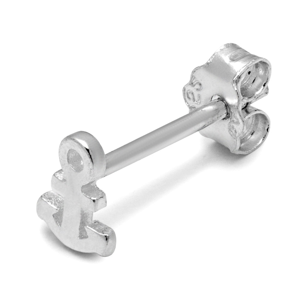 LULU Copenhagen Anchor boucle d'oreille 1 pièce Ear stud, 1 pcs Silver