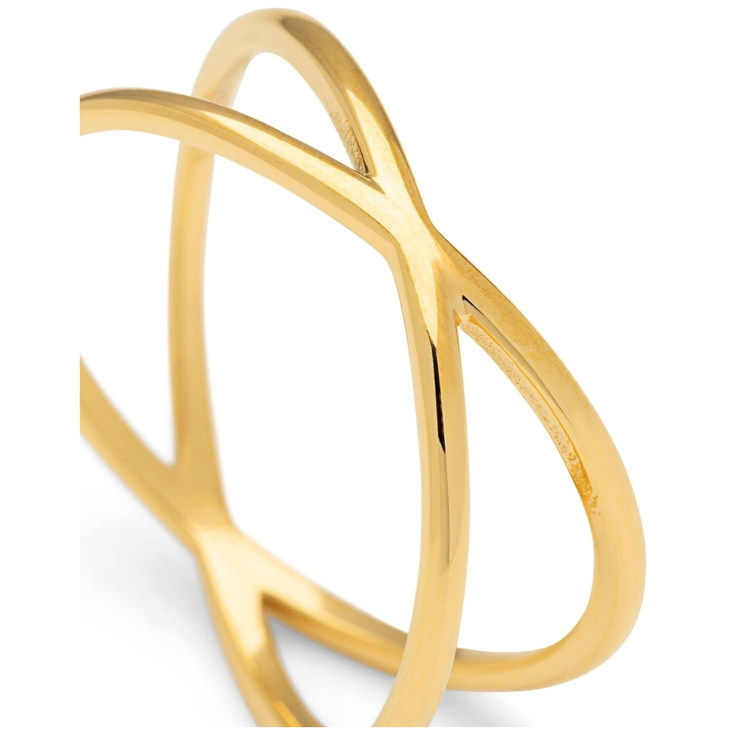 LULU Copenhagen Atom Anneau - plaqué or Rings Gold Plated