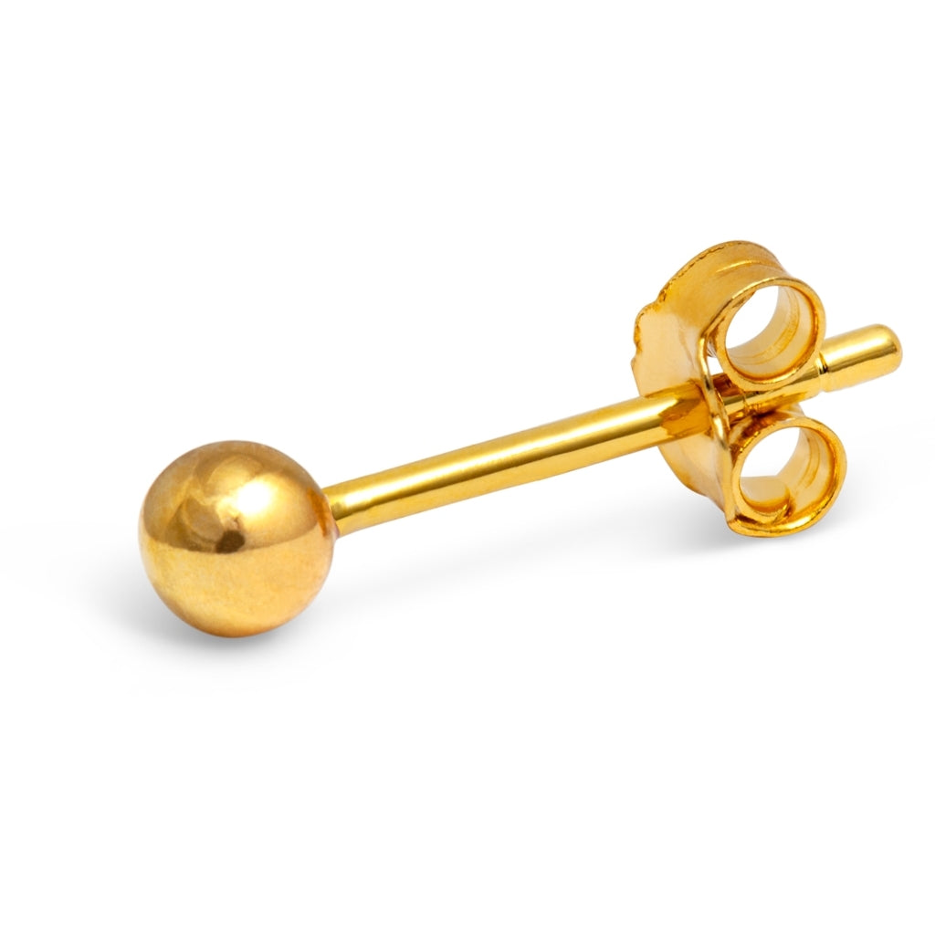 LULU Copenhagen Ball boucle d'oreille 1 pièce Ear stud, 1 pcs Gold Plated