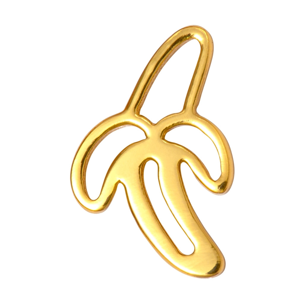 LULU Copenhagen Banana 1 pièce Ear stud, 1 pcs Gold Plated