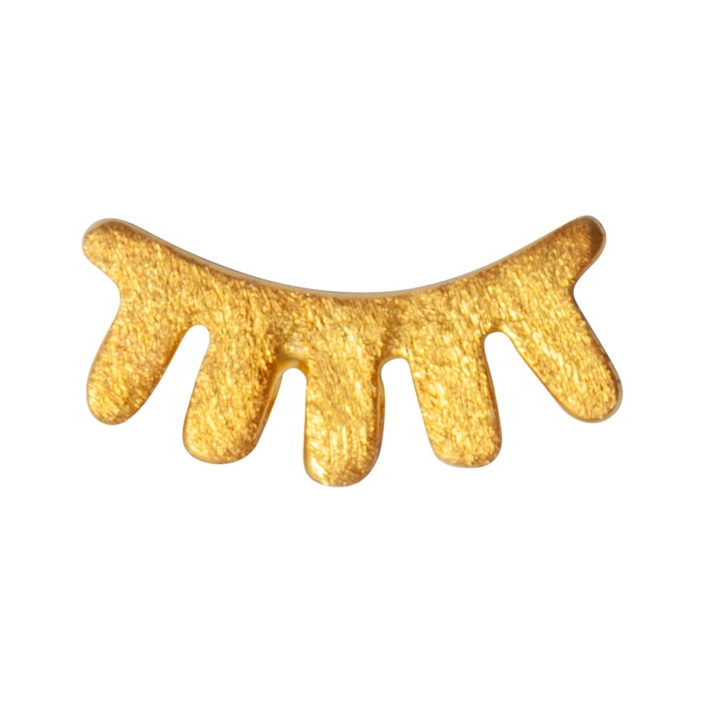 LULU Copenhagen Blink boucle d'oreille 1 pièce brossé Ear stud, 1 pcs Gold Plated