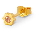 Blomst boucle d'oreille 1 pièce - Peach