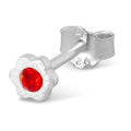 Blomst boucle d'oreille 1 pièce - Red