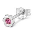 Blomst Brillant boucle d'oreille 1 pièce - Pink