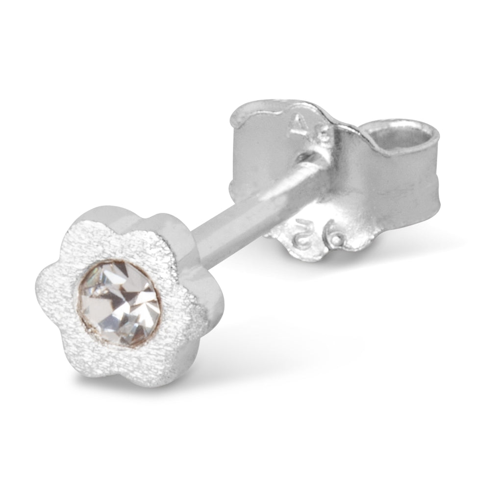 LULU Copenhagen Blomst boucle d'oreille 1 pièce Ear stud, 1 pcs White