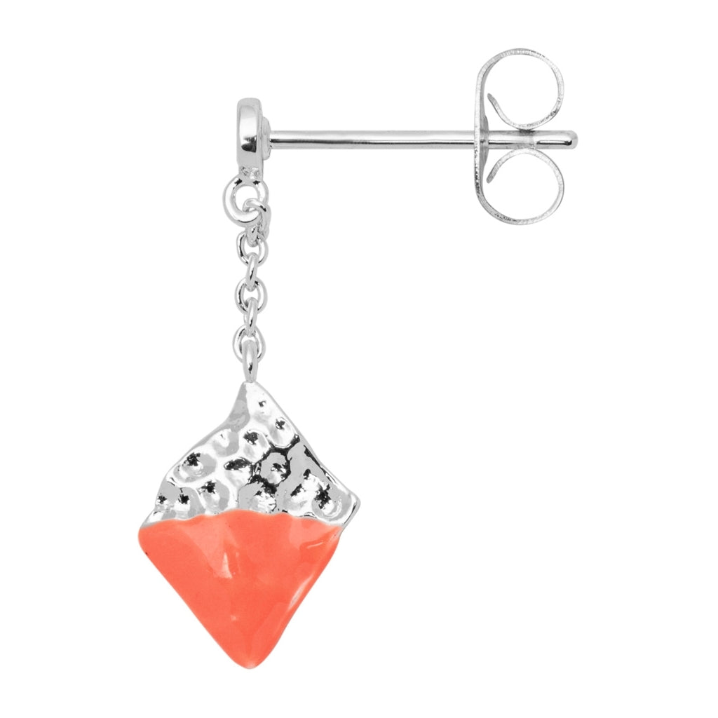 LULU Copenhagen Boheme Dipped 1 pièce Ear stud, 1 pcs Orange/Coral