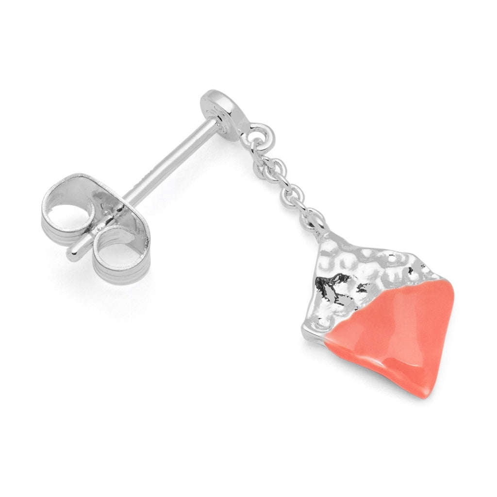 LULU Copenhagen Boheme Dipped 1 pièce Ear stud, 1 pcs Orange/Coral