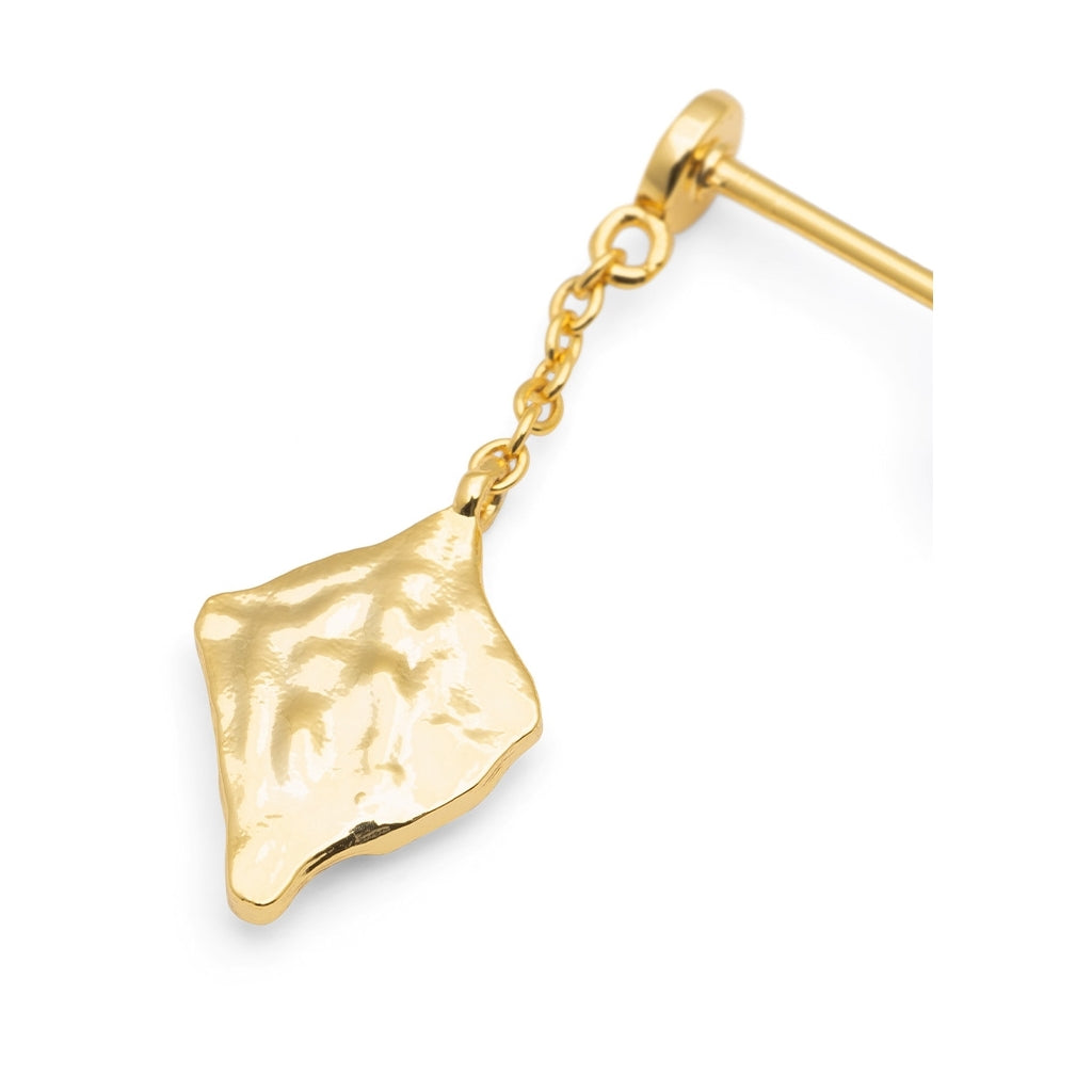 LULU Copenhagen Boheme Plaque or boucle d'oreille 1 pièce Ear stud, 1 pcs Gold Plated
