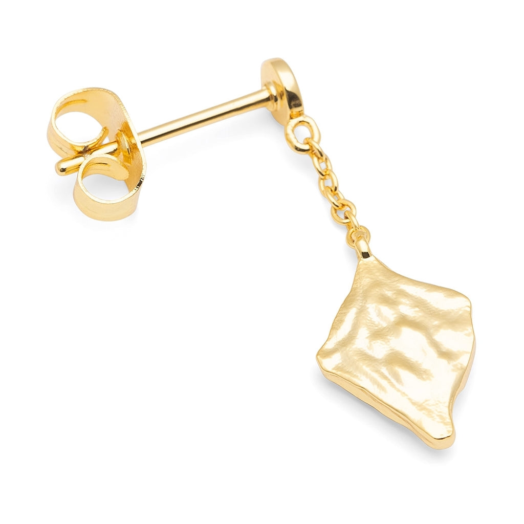 LULU Copenhagen Boheme Plaque or boucle d'oreille 1 pièce Ear stud, 1 pcs Gold Plated